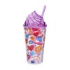 Copo canudo ps sorvete 400ml