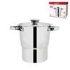 Cuscuzeira 16cm inox 2.5l