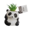 Vaso arranjo artf panda 10cm