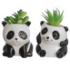 Vaso arranjo artf panda 10cm