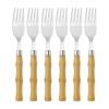Talher Garfo Mesa Bambu 6pçs - Hauskraft