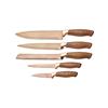 Facas e cepo gc gold jg 6pcs