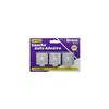Gancho adesivo inox quadr 3pc