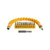 Jg 12pc bits e haste flexivel