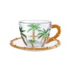 Xicara cha p tran cl 225ml 4p