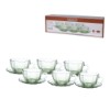 Xicara cha p peach vd 240ml 6p