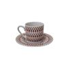 Xicara cafe gotas 90ml 6pc