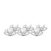 Xicara cafe perola 85ml 6pc