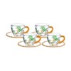 Xicara cafe p tran cl 100ml 4p