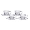 Xicara cafe p tran tr 100ml 4p