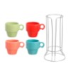 Xicara cafe sup stack 90ml 4pc