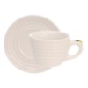 Xicara cafe p porc bee 90ml 2p