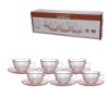 Xicara cafe p peach rs 80ml 6p