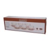 Xicara cafe p peach rs 80ml 6p