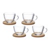 Xicara cafe p mona 80ml 4pc