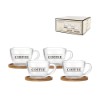 Xicara cafe p miam 180ml 4pcs