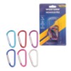 Mosquetao 45mm 6pc
