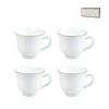 Xicara cha pure gold 4pc