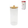 Porta algodao bambu 18cm