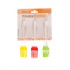 Jg 3 pinceis silicone 17cm