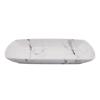 Trav ret marble porcel 24cm