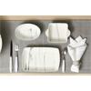 Trav ret marble porcel 24cm
