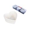Petisqueira coracao 9cm jg 3pc