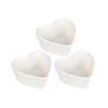 Petisqueira coracao 9cm jg 3pc
