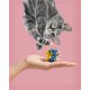 Brinq gato pompom