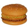 Brinq cao hamburguer 8cm