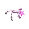 Brinq cao corda c estrela 32cm
