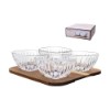Petisqueira c base montec 5pc
