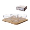 Petisqueira c base mona 4pc