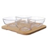 Petisqueira c base mona 4pc