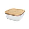 Pote herm c/ tampa bambu 800ml