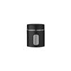 Pote De Vidro E Inox Com Visor Preto 600 ml - Hauskraft