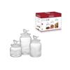 Pote Hermético Clear 3 Peças - Hauskraft