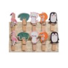 Prendedor dec animais md 10pc