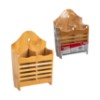 Porta talher bambu 2 divisoes