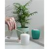 Porta Velas Cristal De Vidro Branco 7 cm 2 Peças - Hauskraft