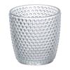 Porta vela cristal 7cm tr 2pc