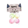 Brinq gato bola guizo 4cm 4pc