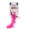 Brinq gato bola pena 23cm