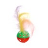 Brinq gato guizo pena 16cm