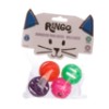 Brinq gato bola guizo 4cm 4pc