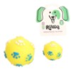 Brinq cao bola patinhas 6cm