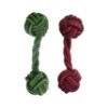 Brinq cao corda 2 bolas 23cm