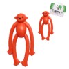 Brinq cao mordedor macaco 19cm