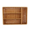 Porta talher 4 div rattan 35cm