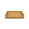 Bandeja bambu c alca 40x27cm